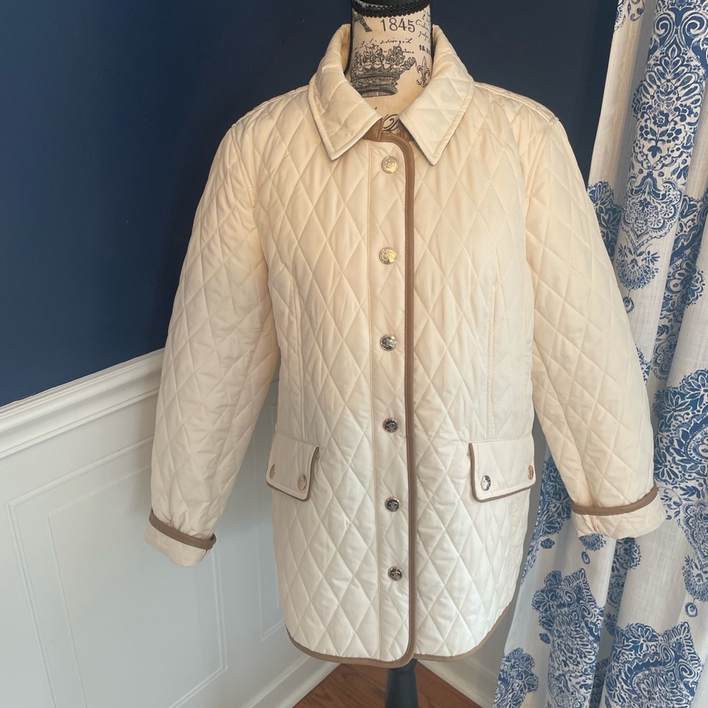 Chico’s Quilted Barn Jacket Size Medium